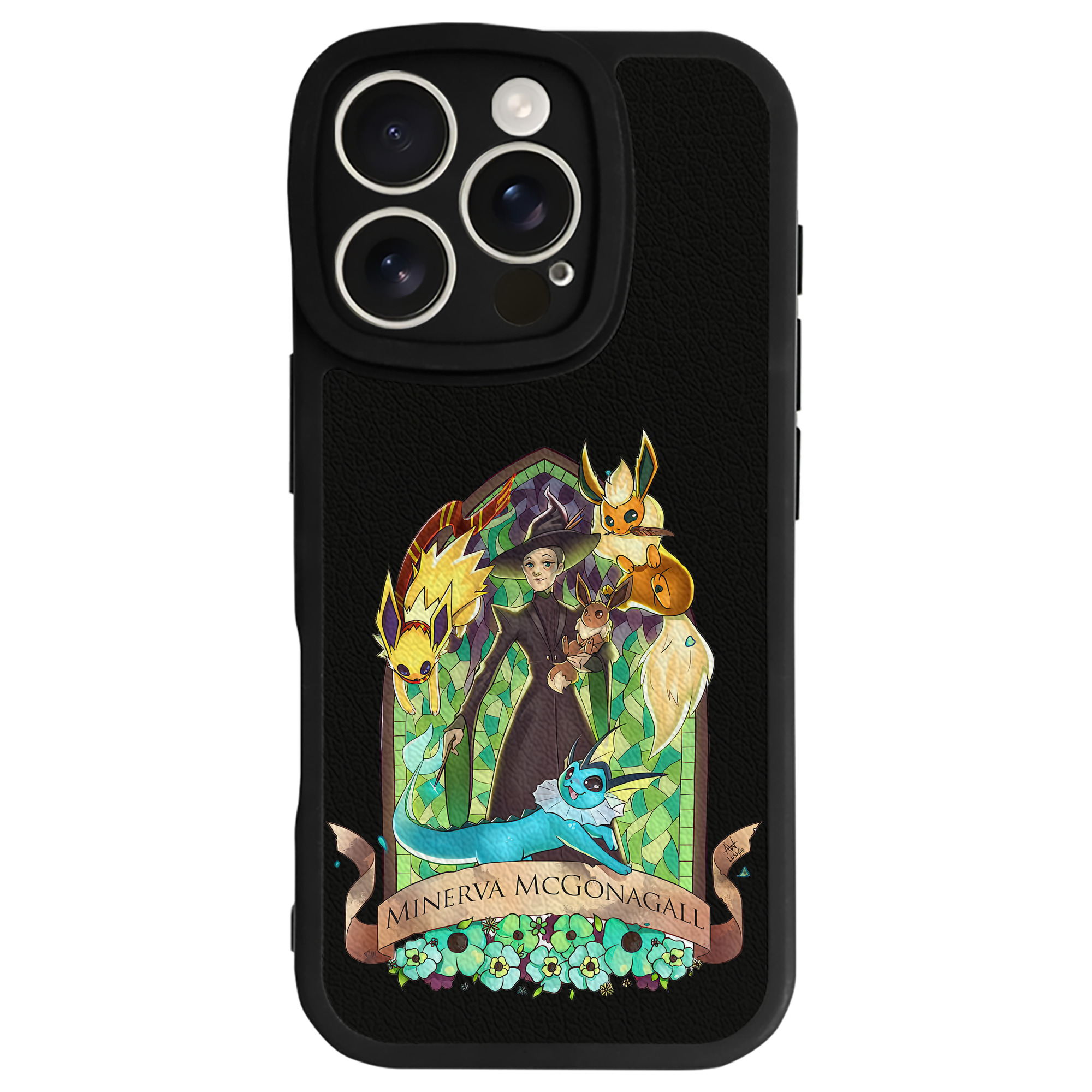 （画像用） Harry Potter ハリー・ポッターシリーズ 【iPhone 16シリーズ対応】シリコンスマホケース（レザー調） 材質：シリコン
